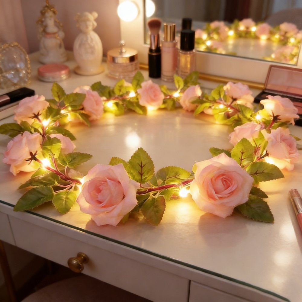 Garden Lighting Decor - 20/50LEDs Green Leaf String Lights Wedding