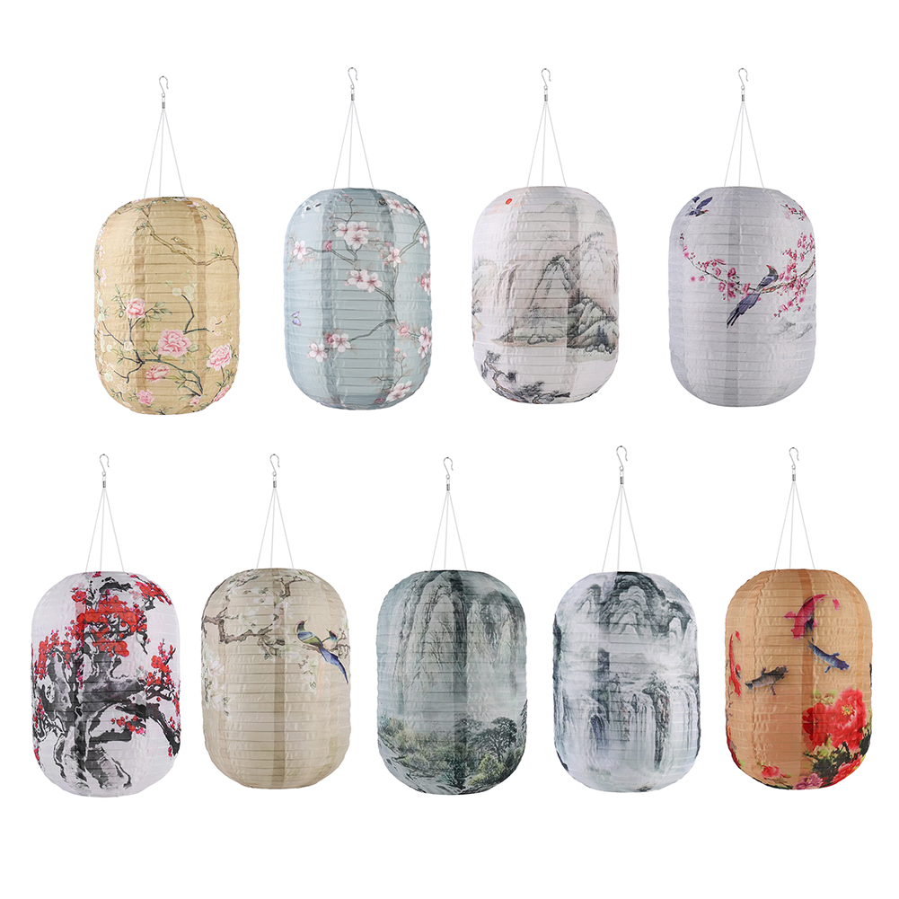 Lighting Decor And More - Solar Print Hanging Lantern IP65 Waterproof