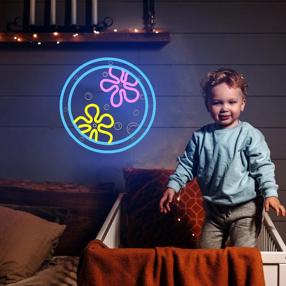 Anemone Neon Sign LED USB Dimm - Outdoor Lighting Decor Ideas reseña y precio