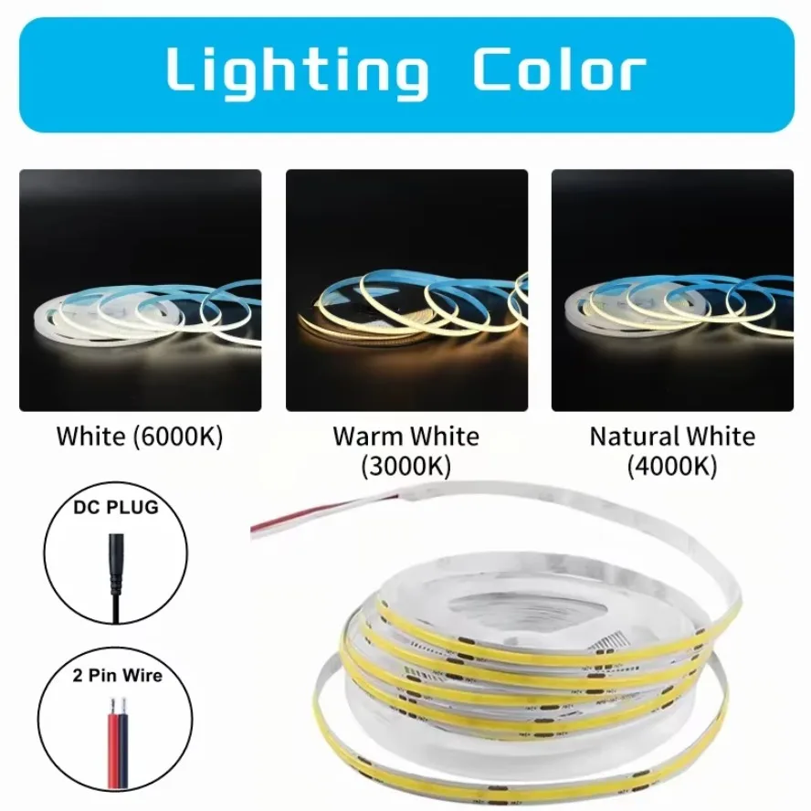 480 400 320 LEDs/m 12V 24V 5m  - Lighting Decor And More reseña y precio