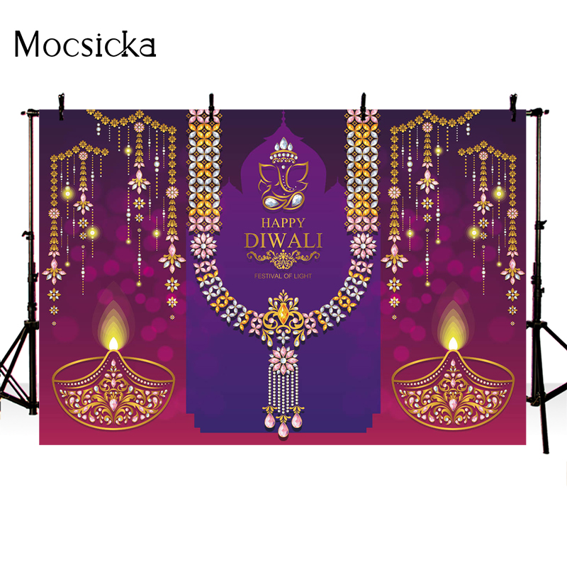 Happy Diwali Photography Backd - Lighting Decoration For Diwali reseña y precio