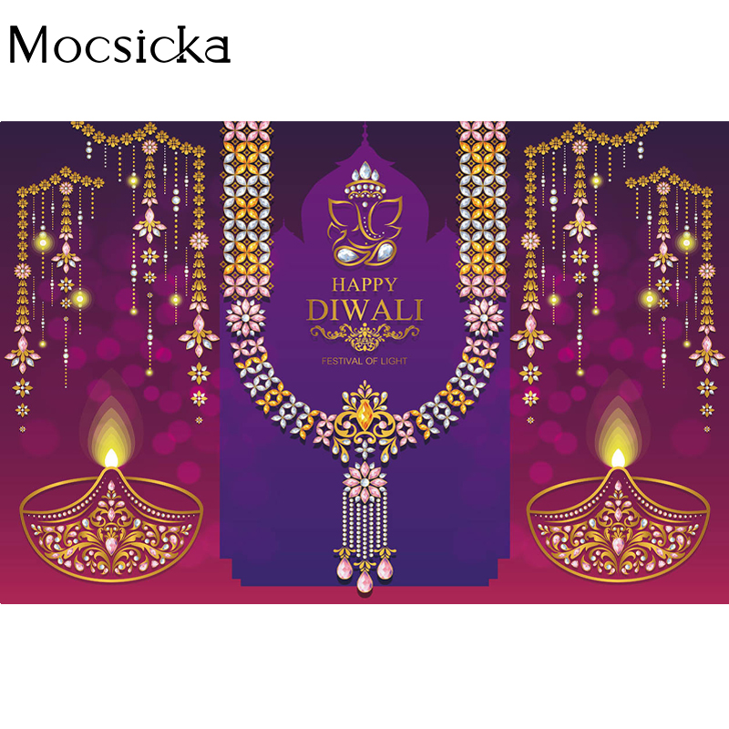 Happy Diwali Photography Backd - Lighting Decoration For Diwali reseña y precio