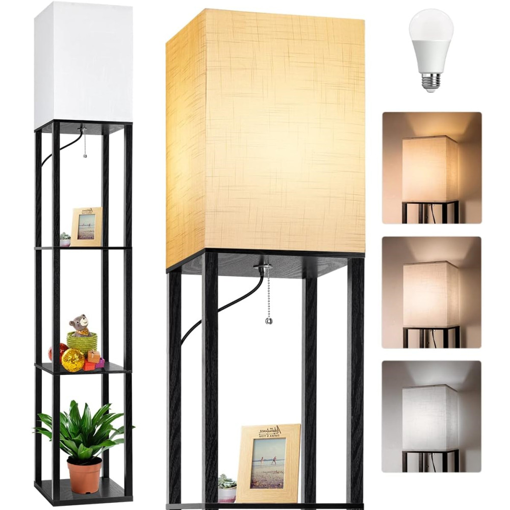 Arts Floor Light  with Shelves - Floor Lamp Tripod reseña y precio