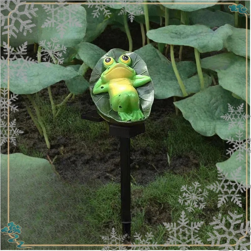 Lazy Frog Solar LED Garden Sta - Outdoor Lighting Decor Ideas reseña y precio