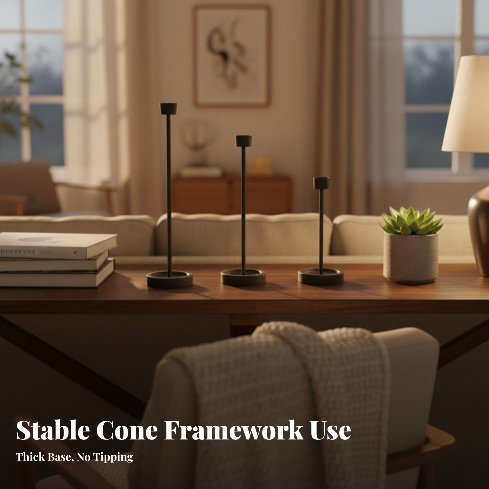 Vintage Nordic Candle Holder,  - Vintage Lighting Decor reseña y precio