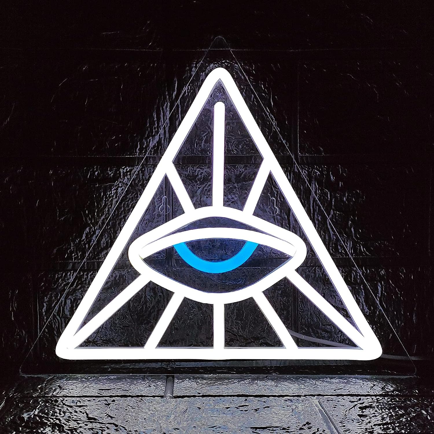 Eye in Triangle Neon Light LED - Outdoor Lighting Decor Ideas reseña y precio