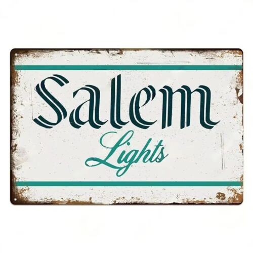 Lights Metal Tin Metal Sign Ma - Vintage Lighting Decor reseña y precio