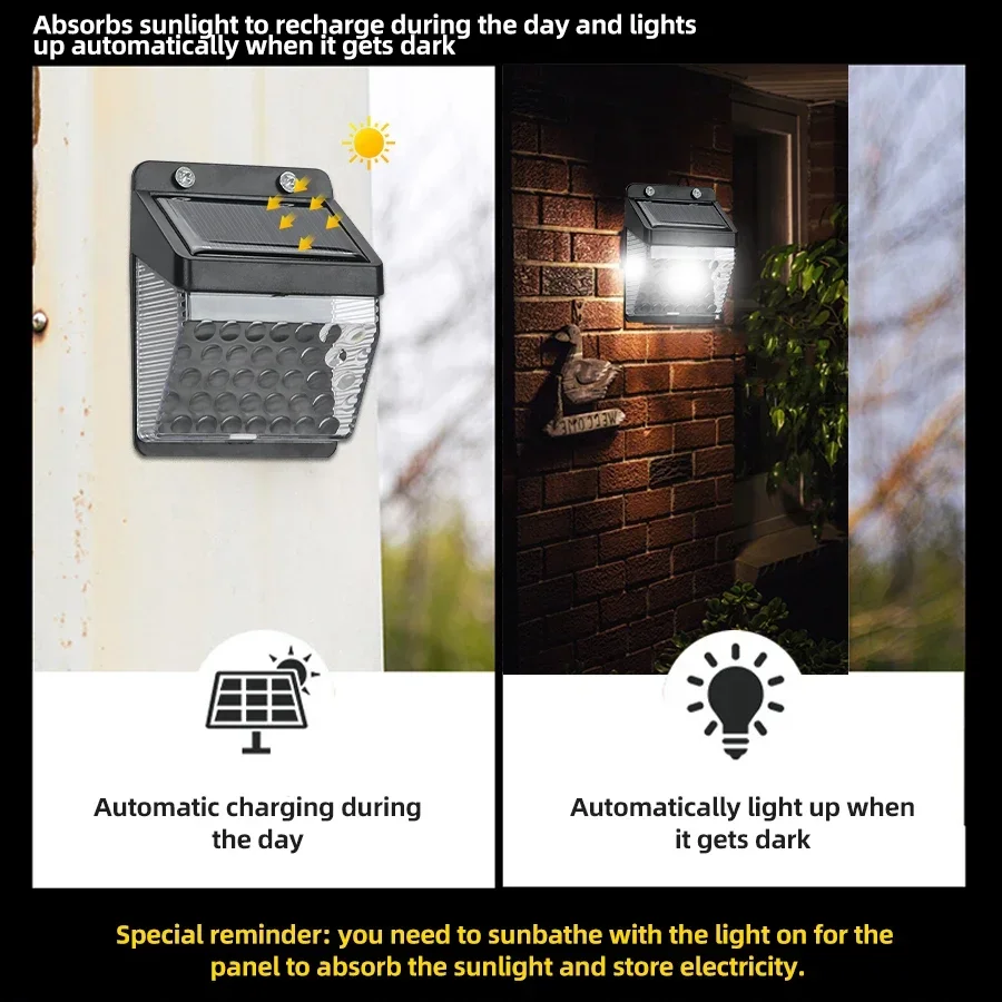 LED Solar Light PIR Motion Sen - Garden Lighting Decor reseña y precio