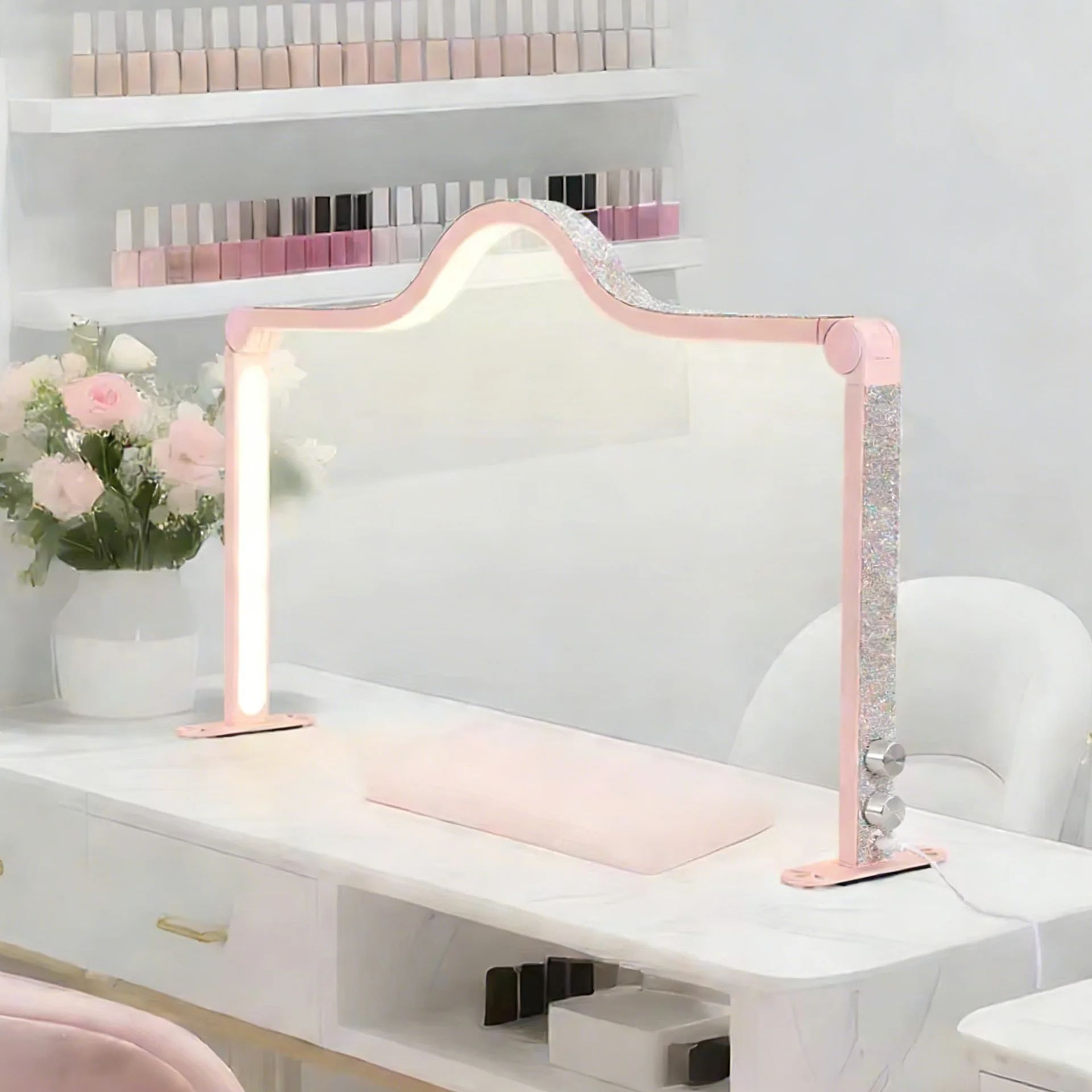 Foldable Half Moon Beauty Lamp - Led Moon Lamp reseña y precio