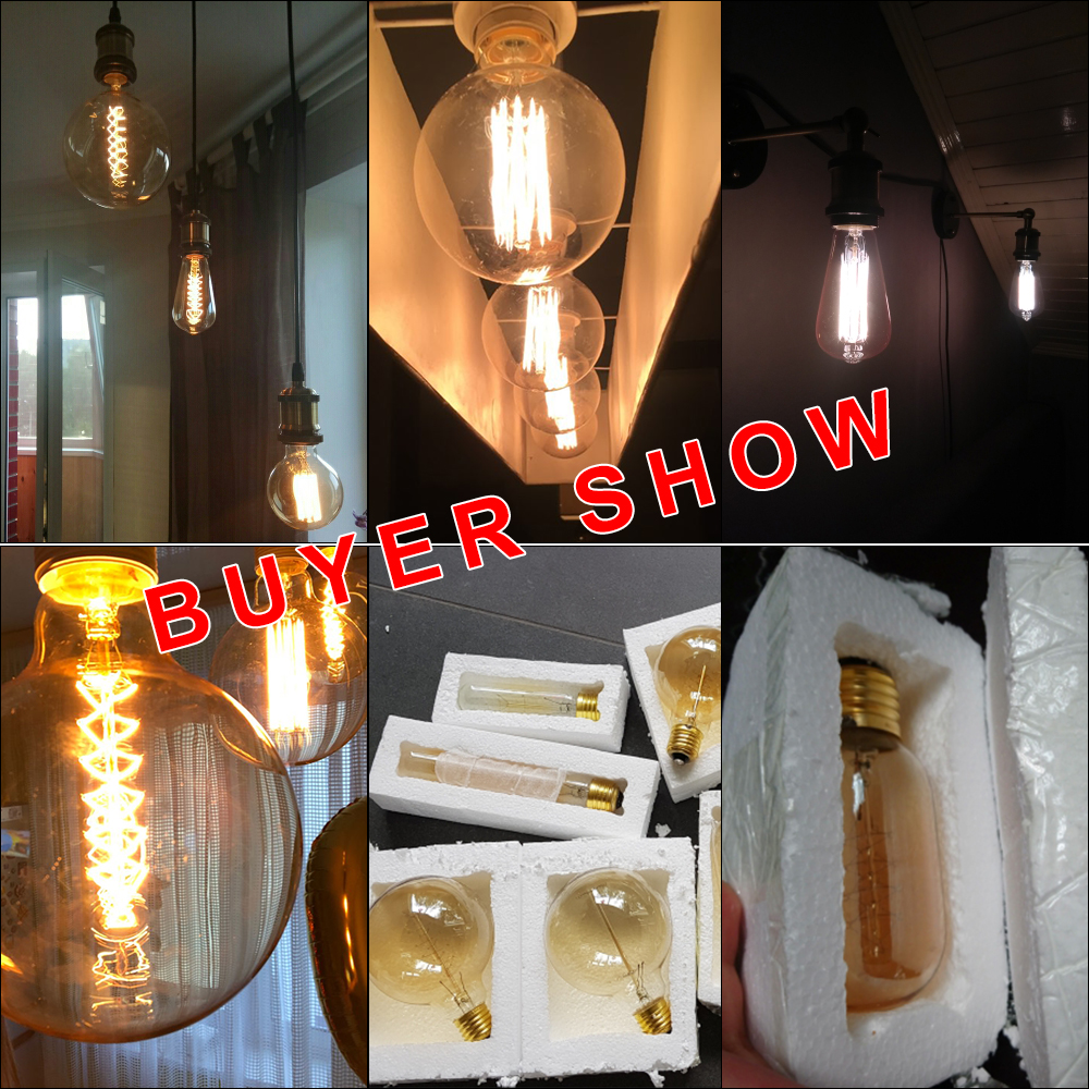 E27 Retro Edison Bulb 220V 40W - Vintage Lighting Decor reseña y precio
