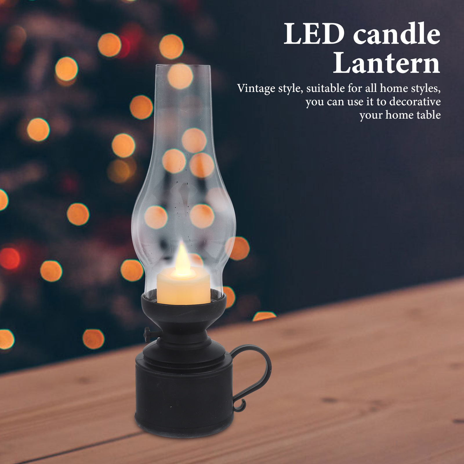 Vintage Style LED Lantern Ligh - Vintage Lighting Decor reseña y precio