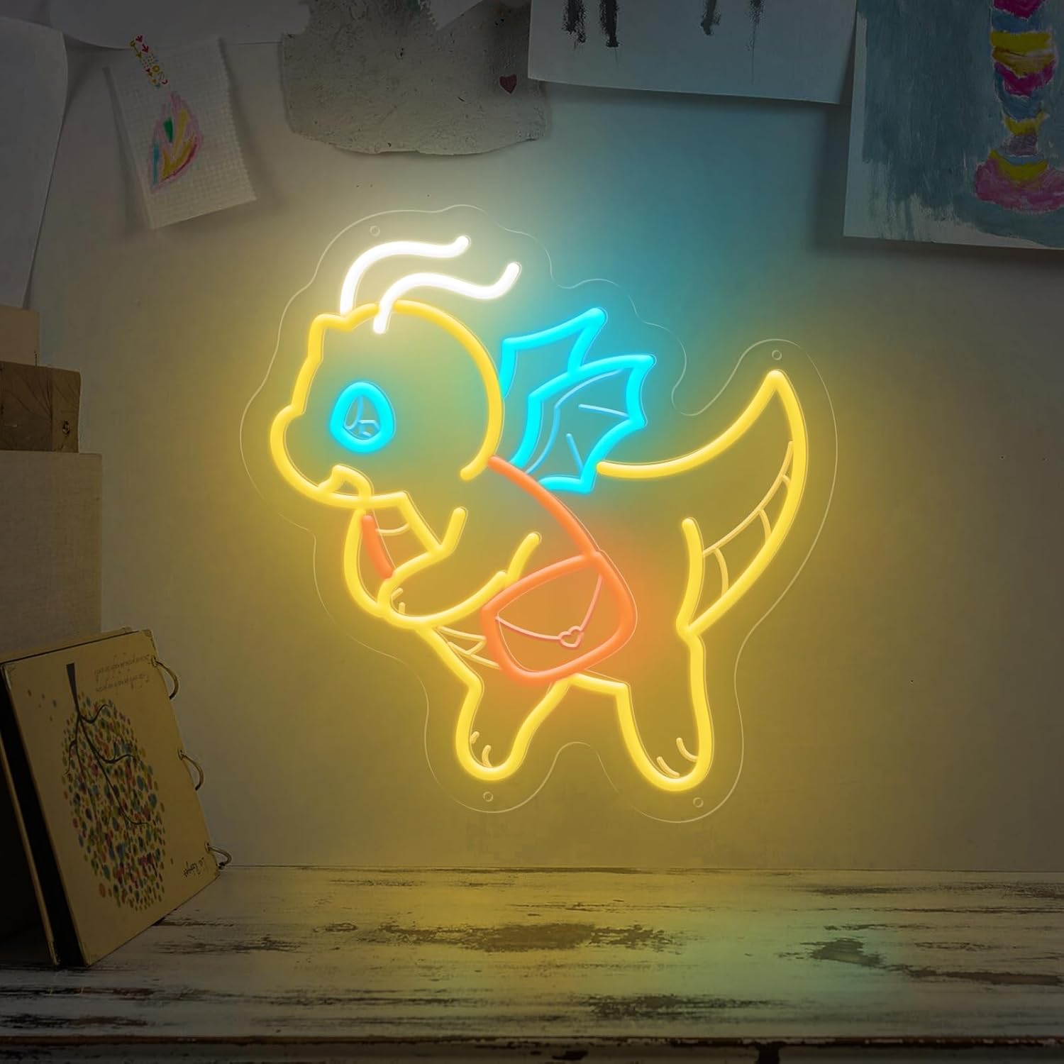 USB Dimmable Cute Dinosaur Neo - Outdoor Lighting Decor Ideas reseña y precio