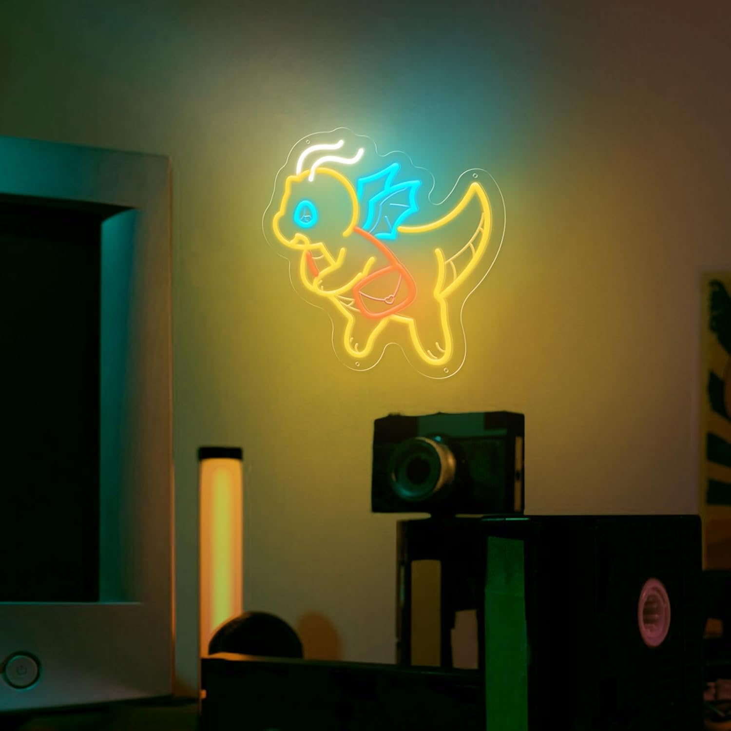 USB Dimmable Cute Dinosaur Neo - Outdoor Lighting Decor Ideas reseña y precio