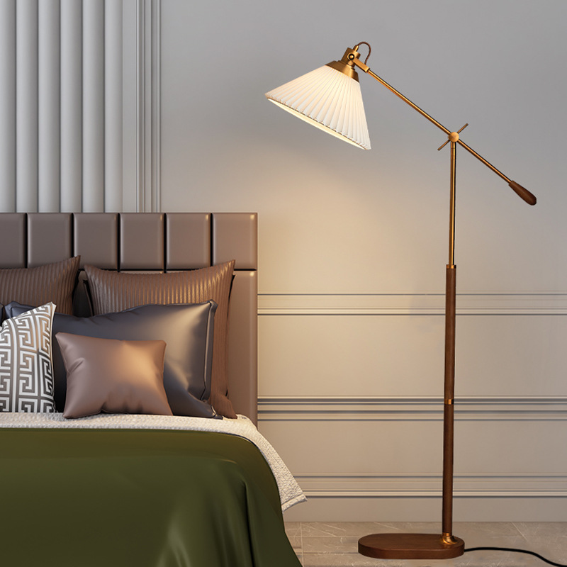 Vintage Simple Wood Floor Lamp - Floor Lamp Tripod reseña y precio