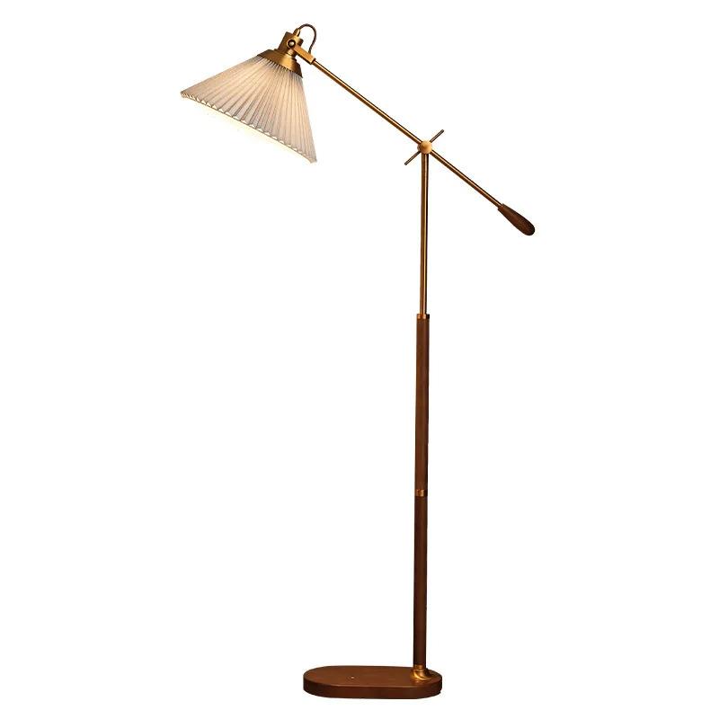 Vintage Simple Wood Floor Lamp - Floor Lamp Tripod reseña y precio