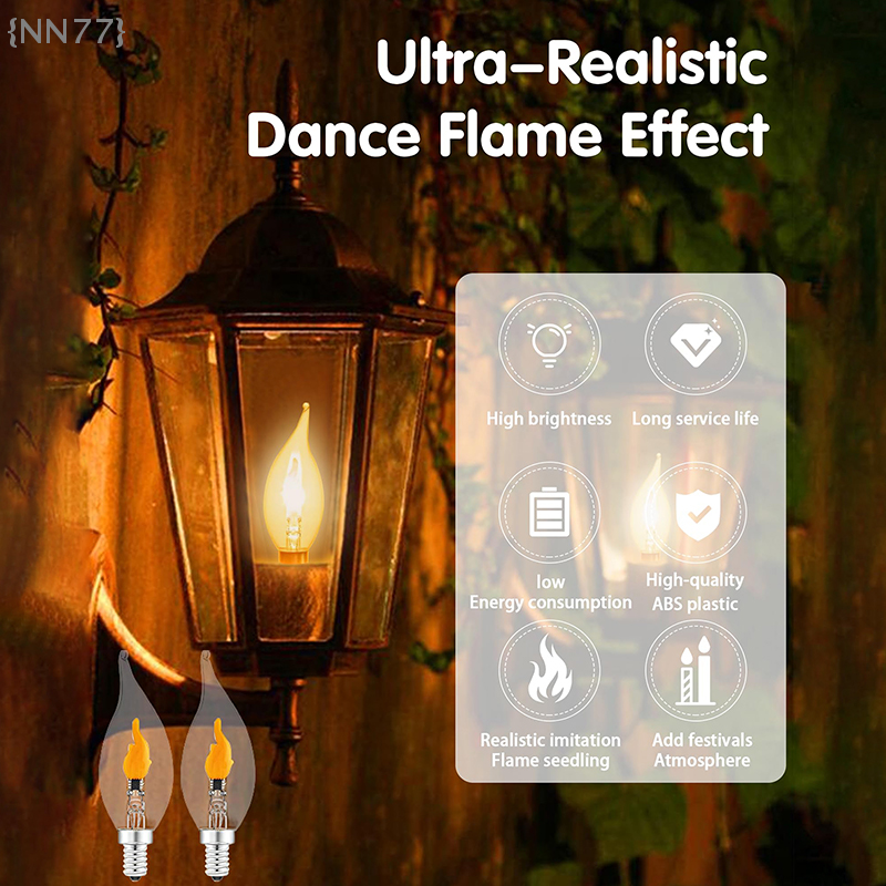 【Ja】Flickering Flame Light Bul - Lighting Decor And More reseña y precio
