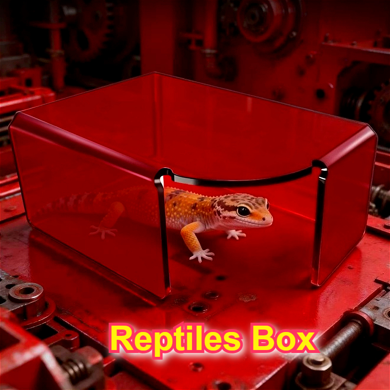Red Acrylic Reptile Box Habita - Gecko Lighting & Decor reseña y precio