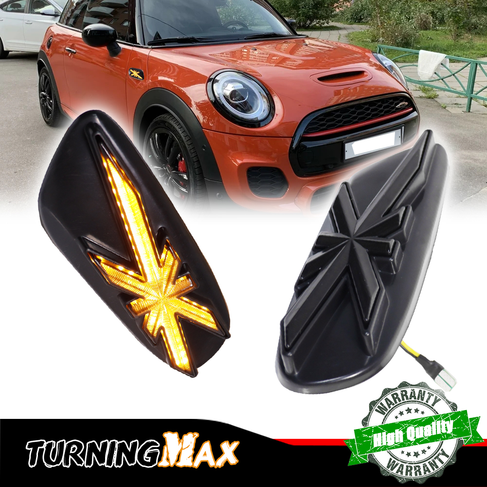 2pcs smoked lens Union Jack Am - Union Lighting & Decor Photos reseña y precio