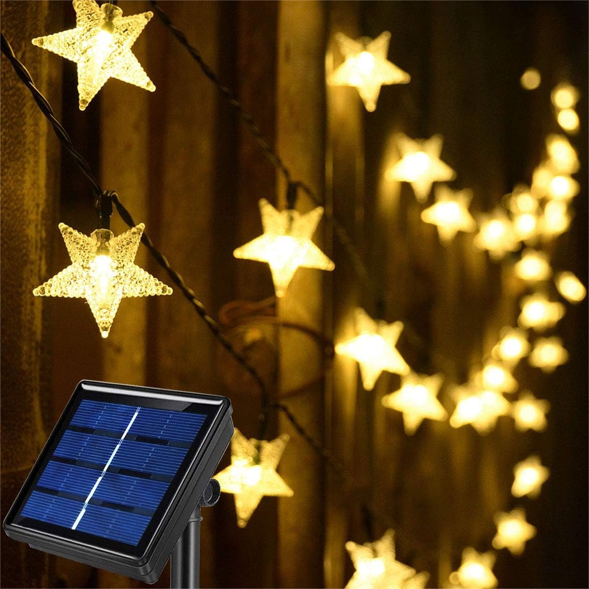 50ft 120 LED Solar Star Fairy  - Garden Lighting Decor reseña y precio