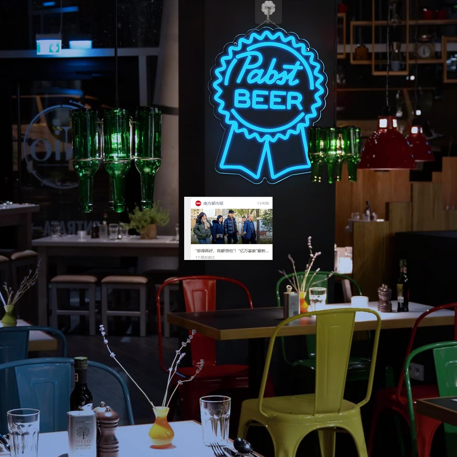 Beer Neon Sign Art Wall Light  - Restaurant Lighting Decoration reseña y precio