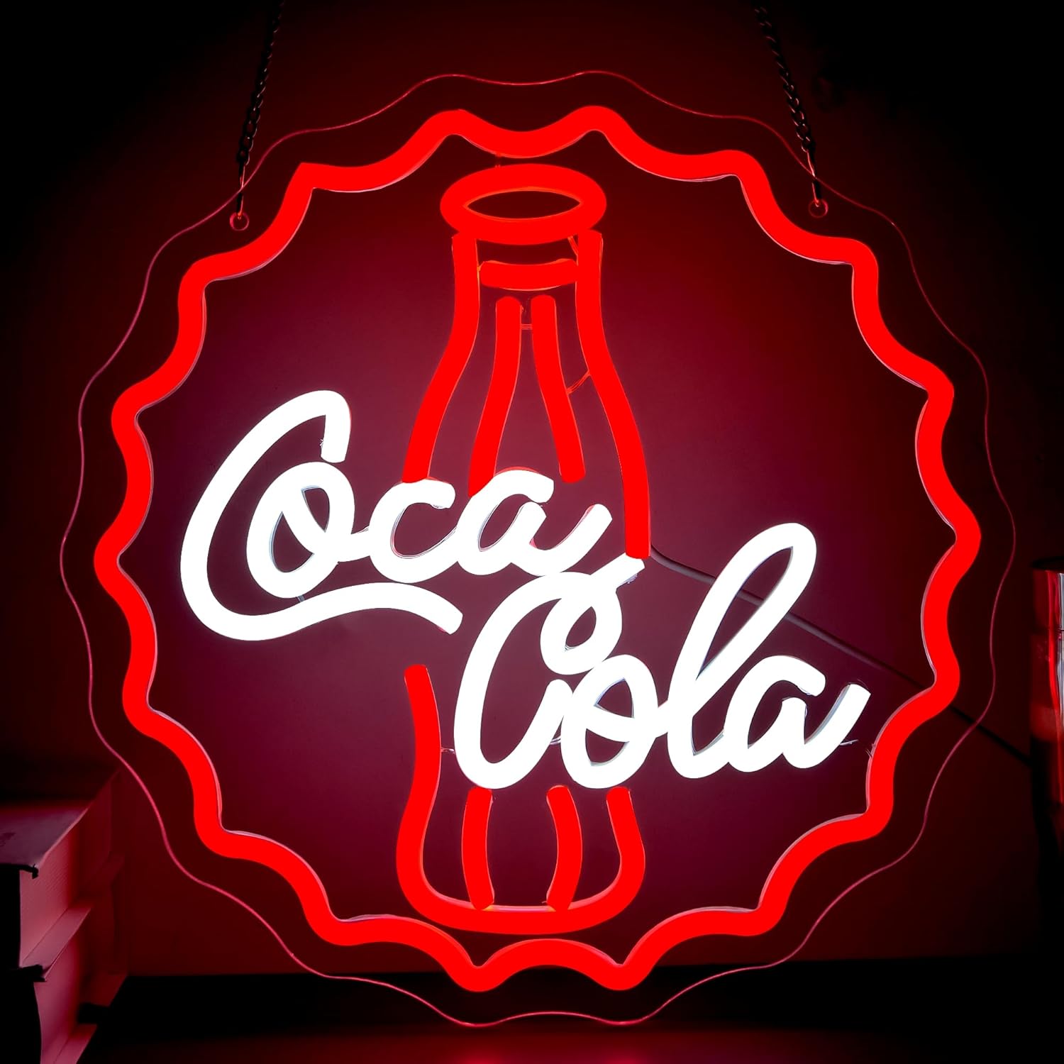 Cola Neon Sign Art Wall Light  - Restaurant Lighting Decoration reseña y precio