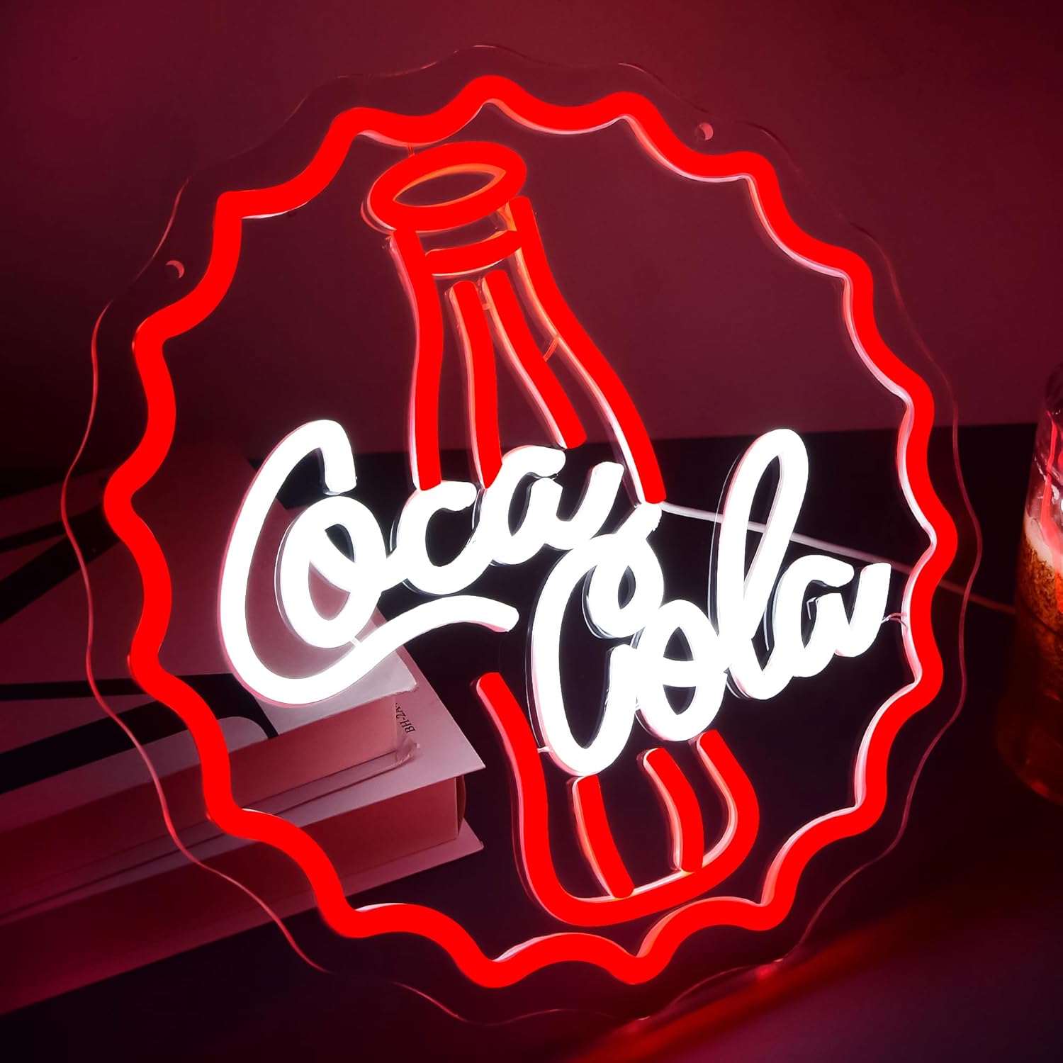 Cola Neon Sign Art Wall Light  - Restaurant Lighting Decoration reseña y precio
