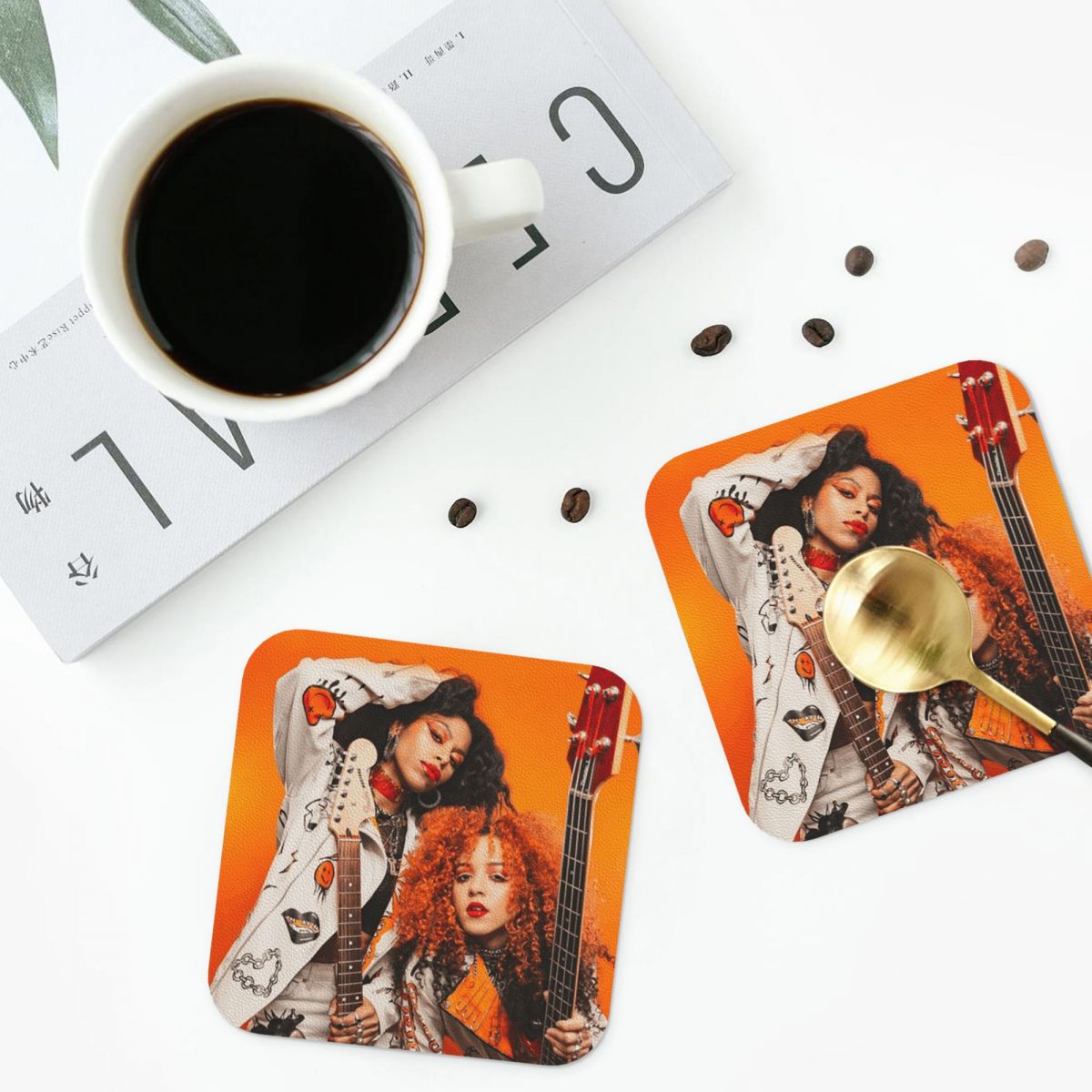 Nova Twins Coasters PVC Leathe - Nova Decor & Lighting Juletrelys reseña y precio
