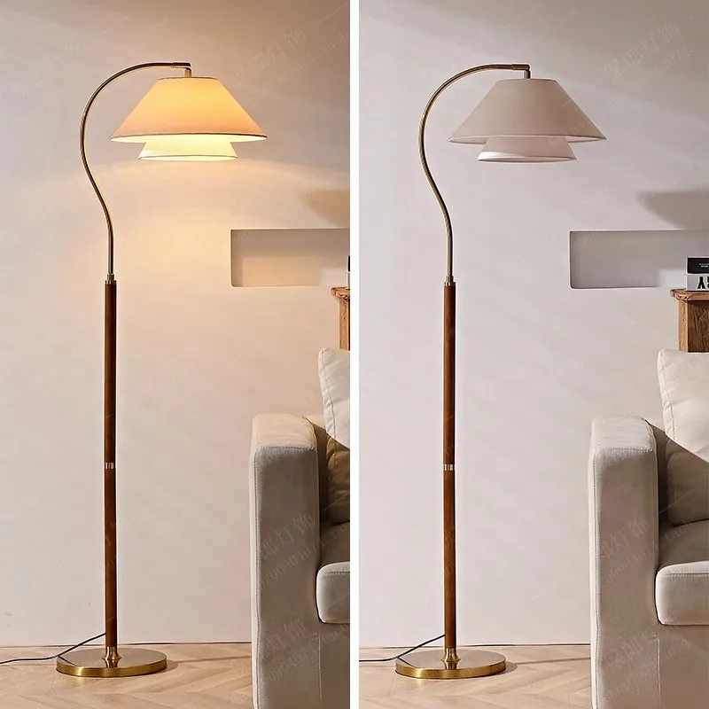Vintage Double Layer Lampshade - Floor Lamp Tripod reseña y precio