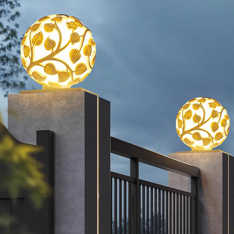 Outdoor column lights solar LE - Garden Lighting Decor reseña y precio