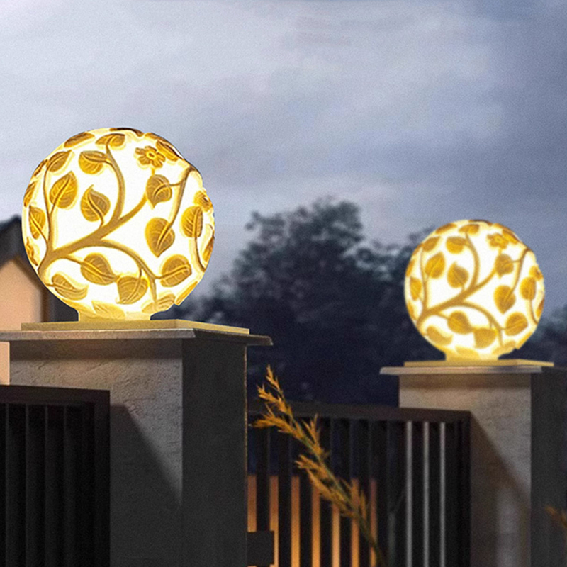 Outdoor column lights solar LE - Garden Lighting Decor reseña y precio