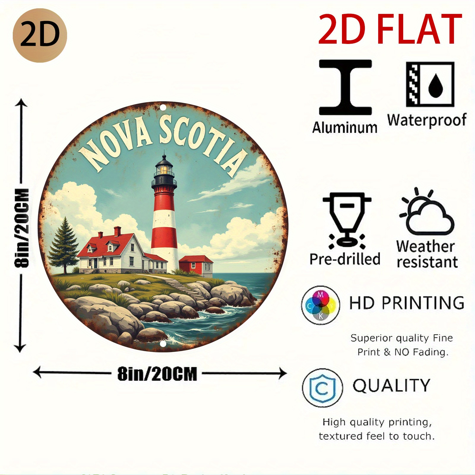 Nova Scotia Lighthouse Coastal - Nova Decor & Lighting Juletrelys reseña y precio