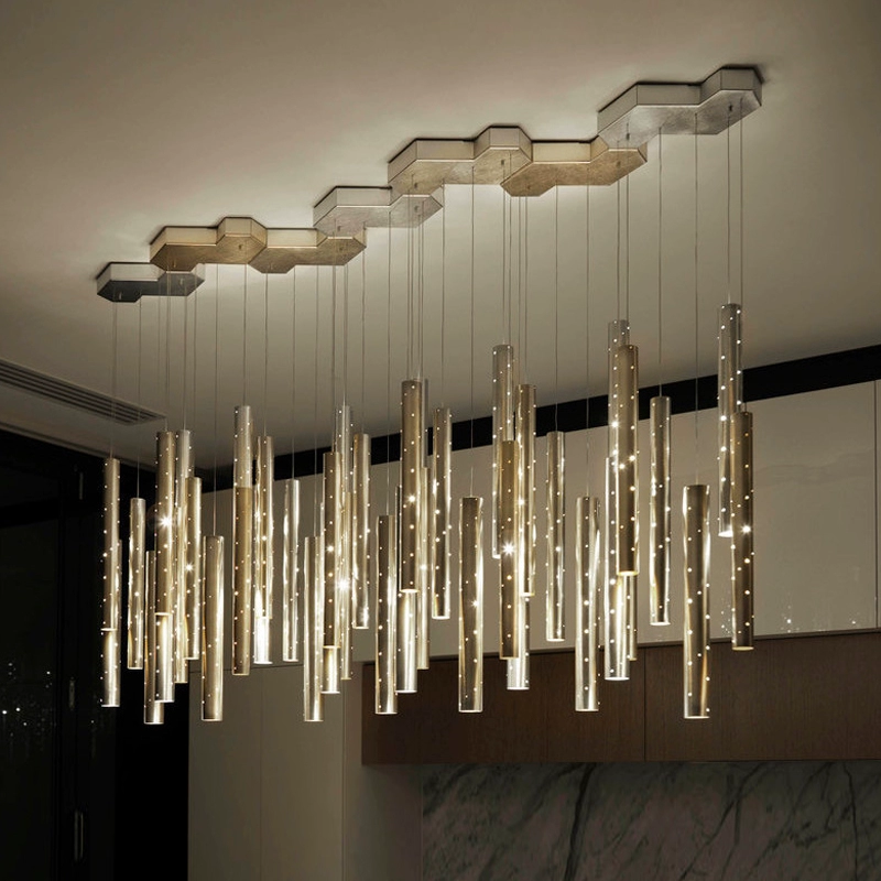 Modern luxury gold/silver LED  - Decor Lighting Sg reseña y precio