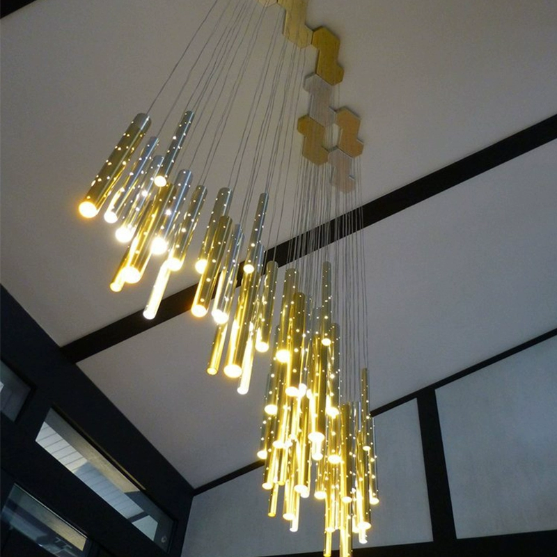 Modern luxury gold/silver LED  - Decor Lighting Sg reseña y precio
