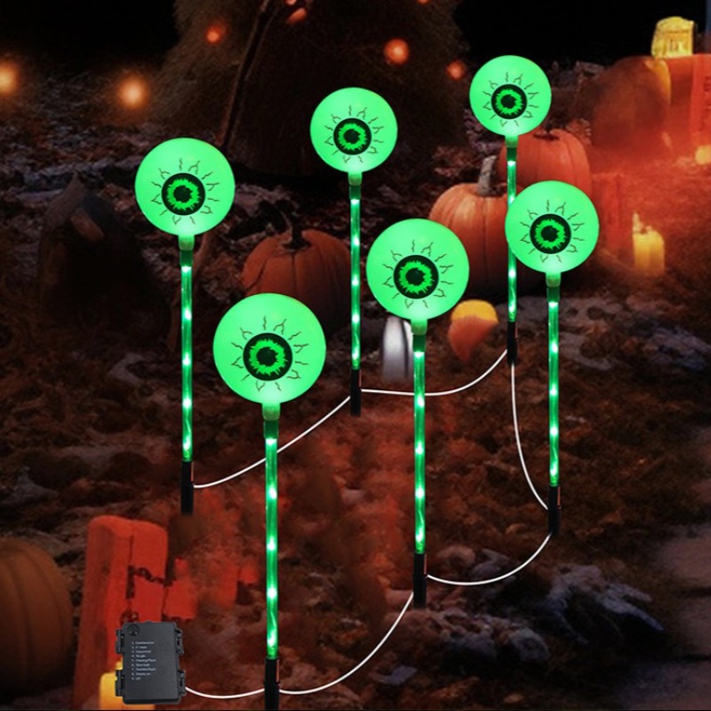 LED Solar Halloween Eyeball St - Outdoor Lighting Decor Ideas reseña y precio