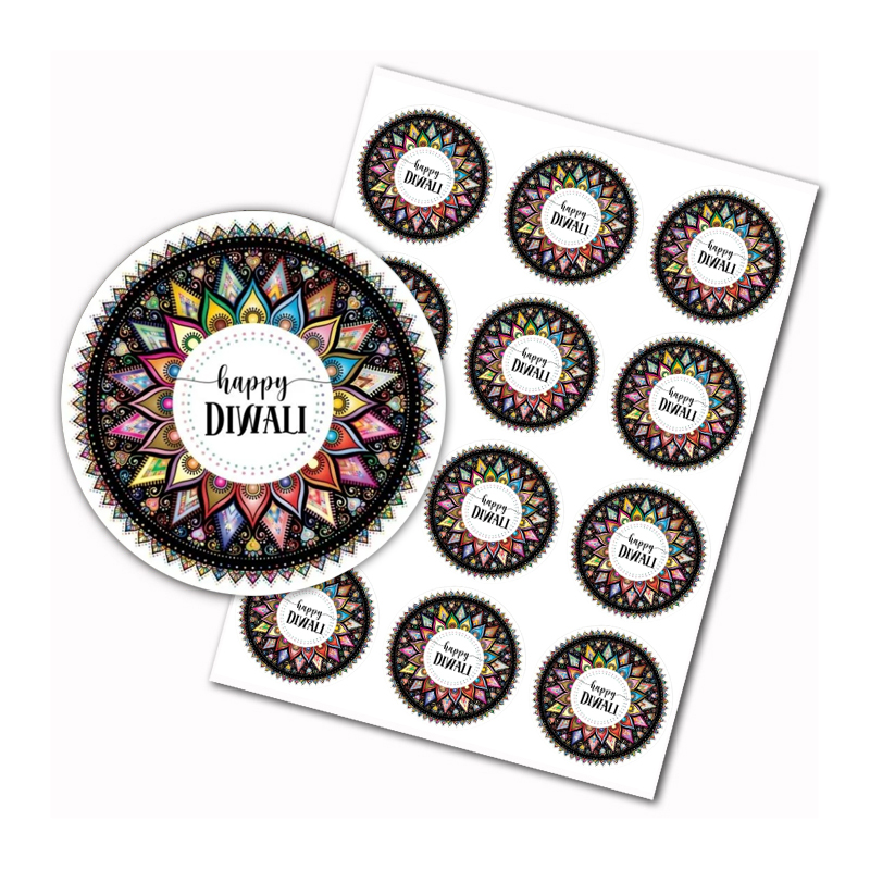 Happy Diwali stickers Indian F - Lighting Decoration For Diwali reseña y precio