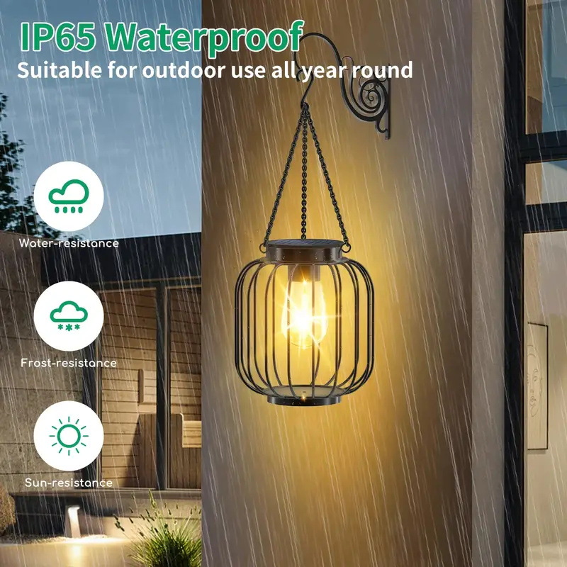 Solar Wrought Iron Lights Vint - Vintage Lighting Decor reseña y precio