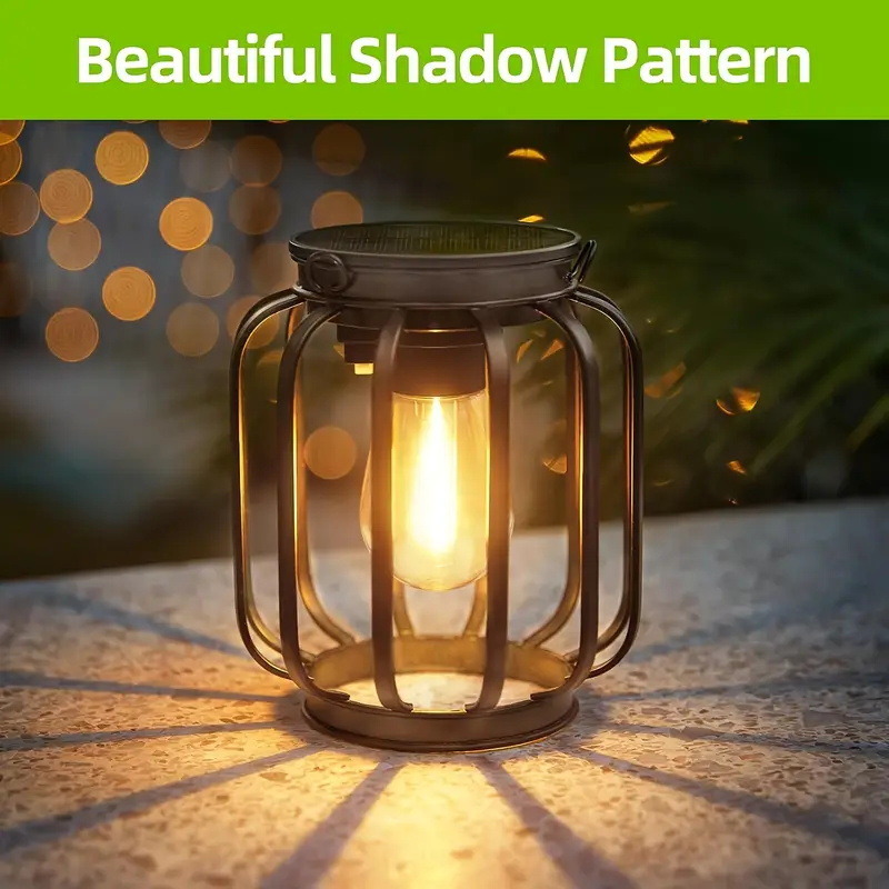 Solar Wrought Iron Lights Vint - Vintage Lighting Decor reseña y precio