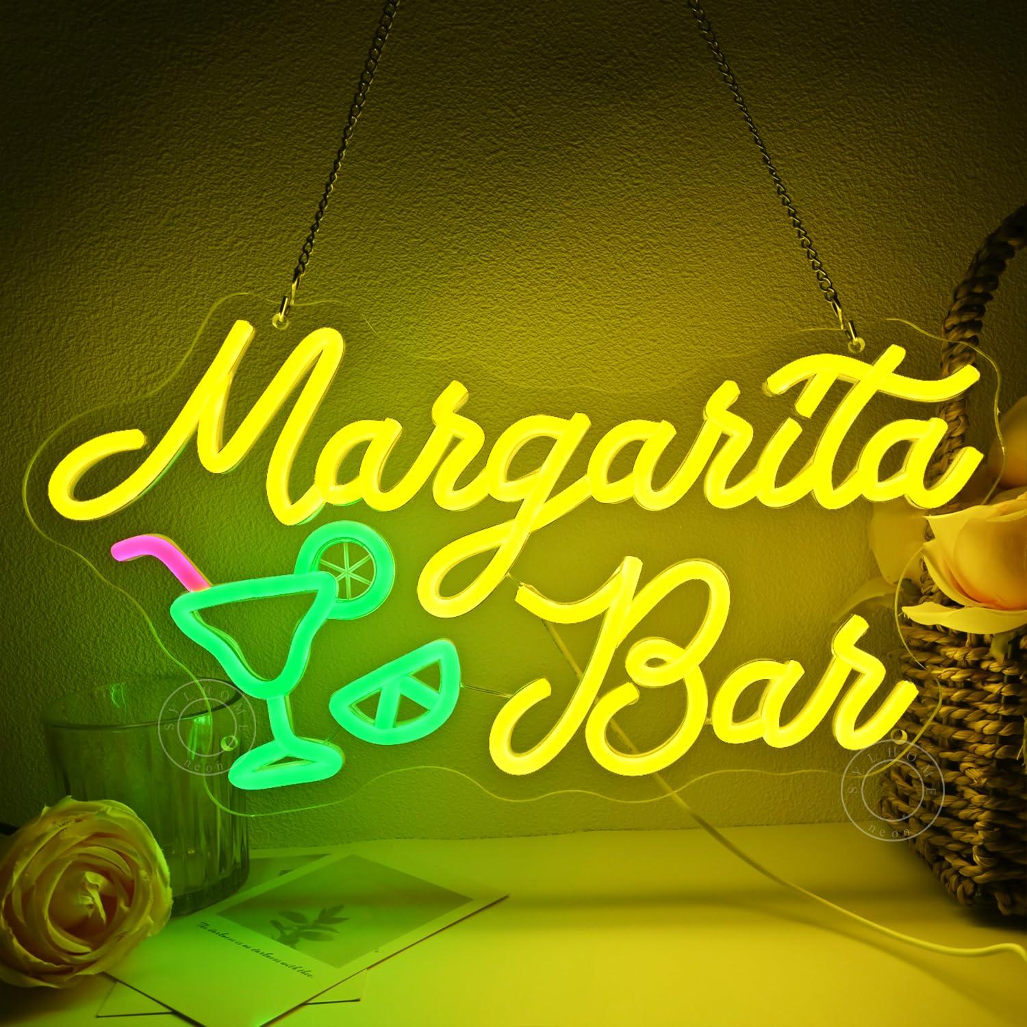 Margarita Bar Neon Sign Dimmab - Restaurant Lighting Decoration reseña y precio