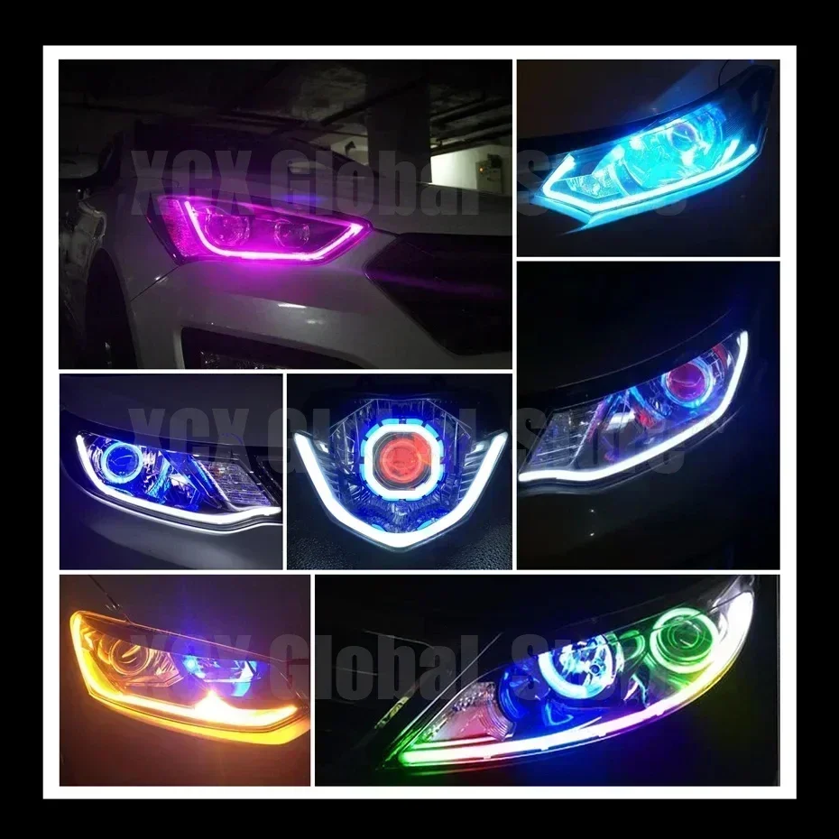 12V DRL Car LED Daytime Runnin - Lampu Lighting Decor reseña y precio