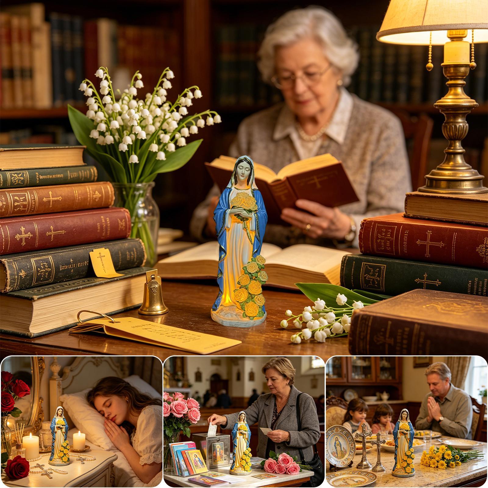 Virgin Mary Garden Light Garde - Garden Lighting Decor reseña y precio