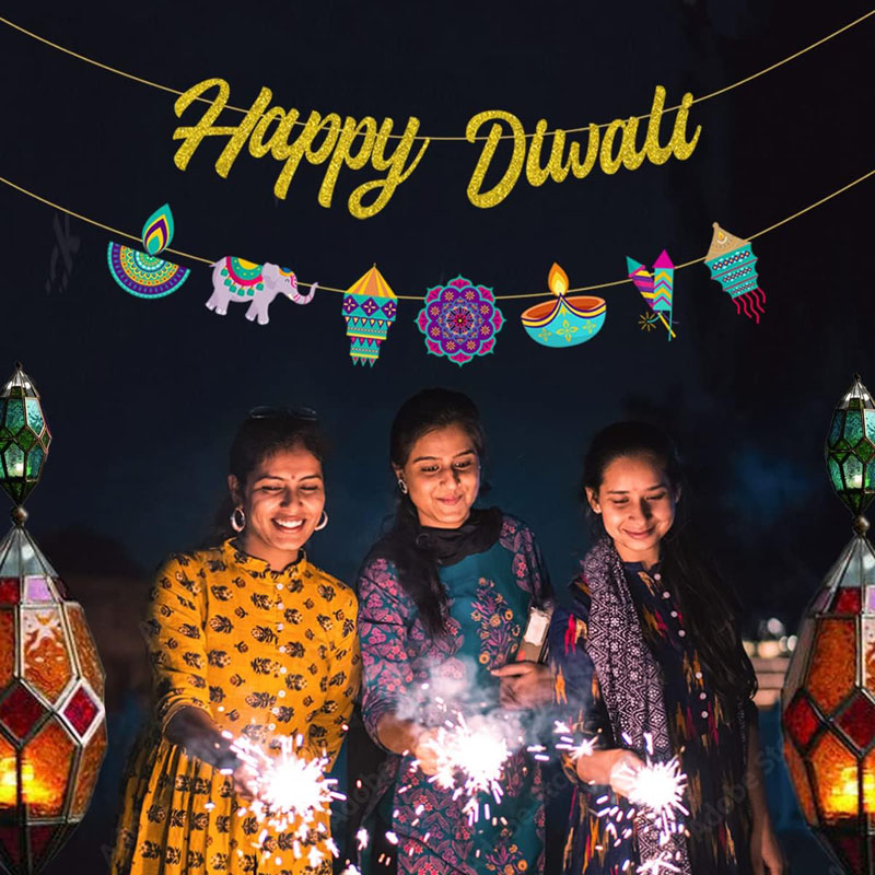 Diwali Party Decorations Happy - Lighting Decoration For Diwali reseña y precio