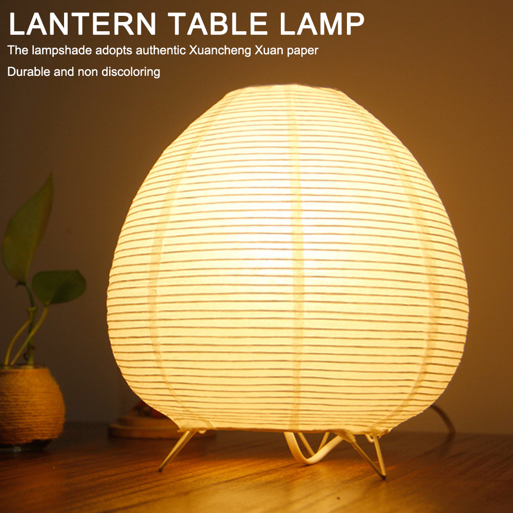 Bedside Study Table Lamp Rice  - Floor Lamp Tripod reseña y precio