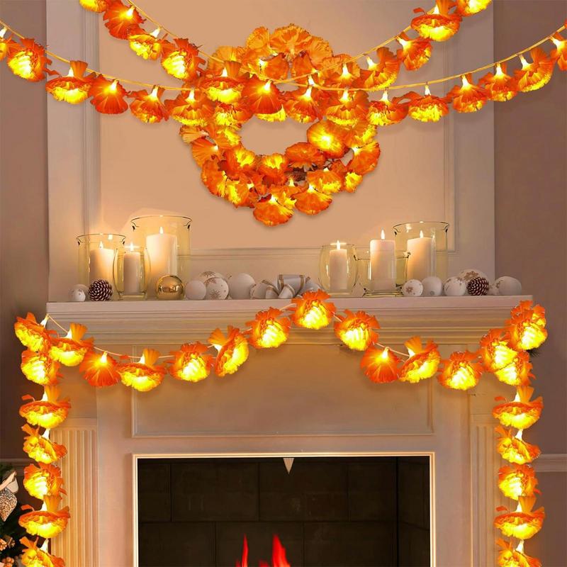 Led Marigold Garland Lights Li - Lighting Decoration For Diwali reseña y precio