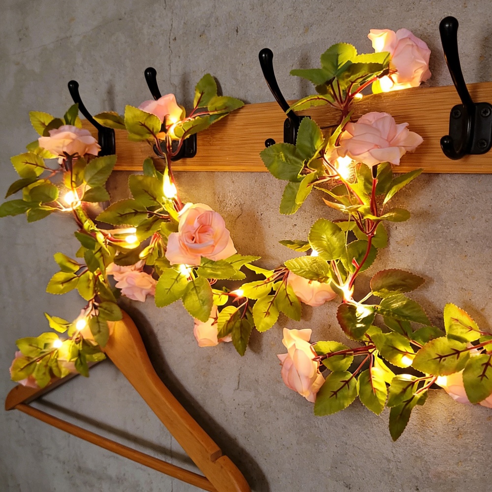 20/50LEDs Green Leaf String Li - Garden Lighting Decor reseña y precio