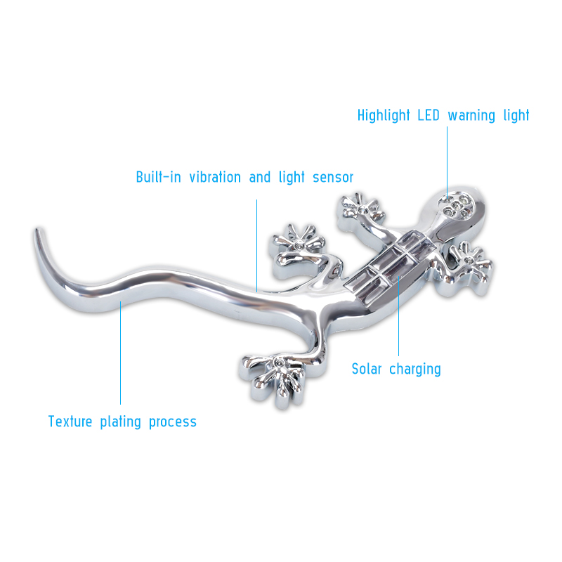 Led Car Gecko Solar Warning Si - Gecko Lighting & Decor reseña y precio