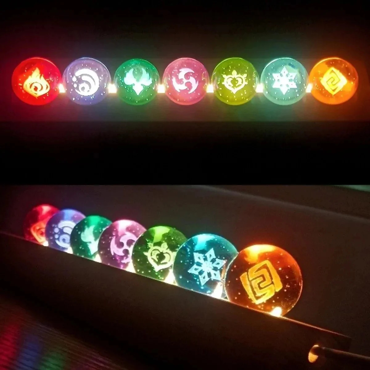 Game Genshin Impact Crystal Ba - Elements Lighting Decor reseña y precio