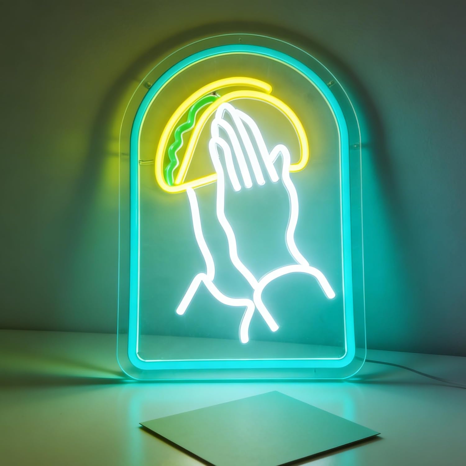 Taco LED Neon Sign LED Wall Li - Outdoor Lighting Decor Ideas reseña y precio