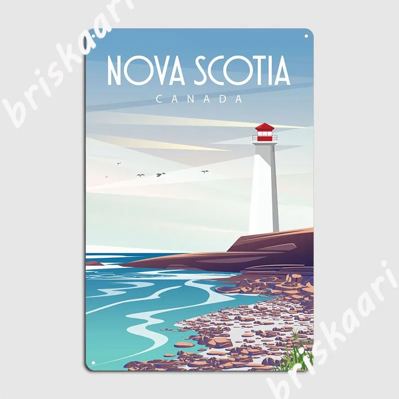 Nova Scotia Metal Sign Designi - Nova Decor & Lighting Juletrelys reseña y precio