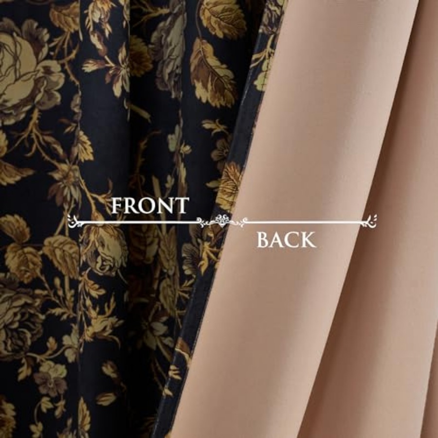 Gold Velvet Curtains 84 Inch,  - Vintage Lighting Decor reseña y precio