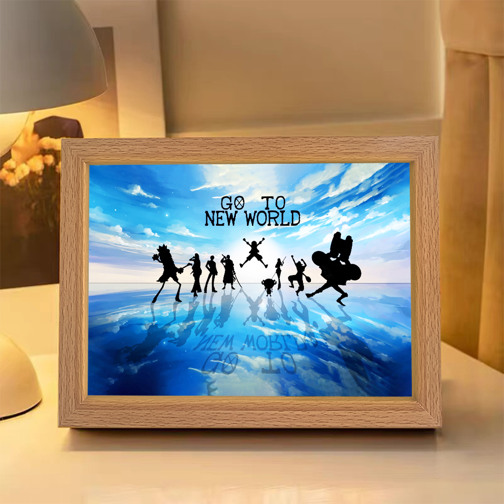 Anime character Luffy LED ligh - Led Moon Lamp reseña y precio